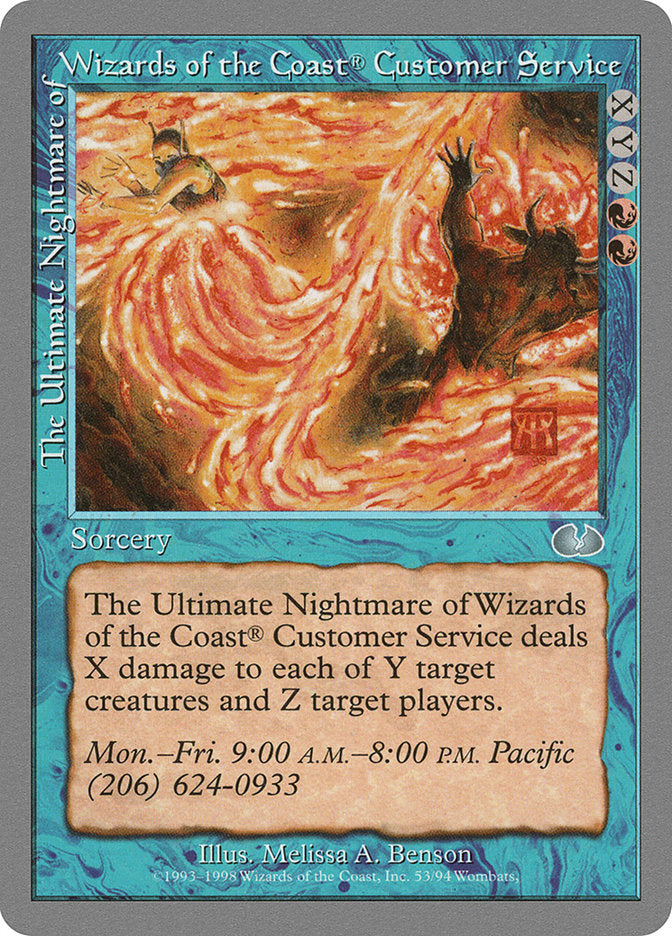 The Ultimate Nightmare of Wizards of the Coast® Customer Service 53/94 (Unglued)  | Good Games Modbury