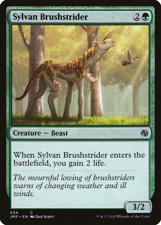 Sylvan Brushstrider [Jumpstart] | Good Games Modbury