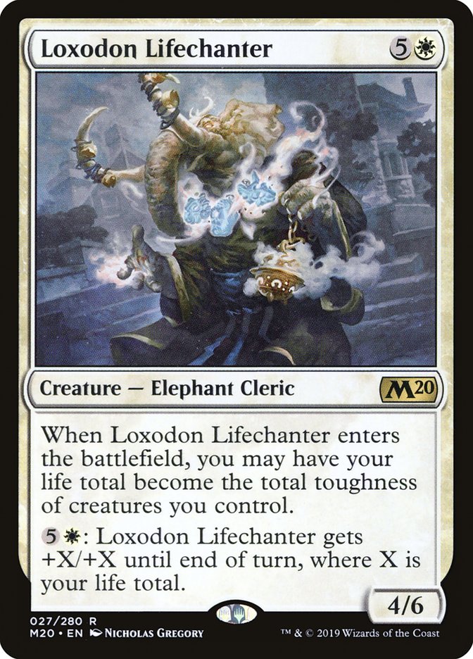 Loxodon Lifechanter 27/280 (Core Set 2020)  | Good Games Modbury
