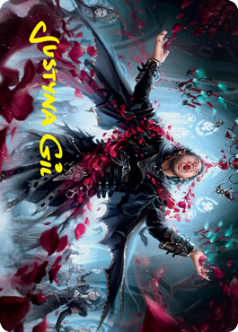 Bloodsoaked Reveler Art Card (Gold-Stamped Signature) [Innistrad: Crimson Vow Art Series] | Good Games Modbury