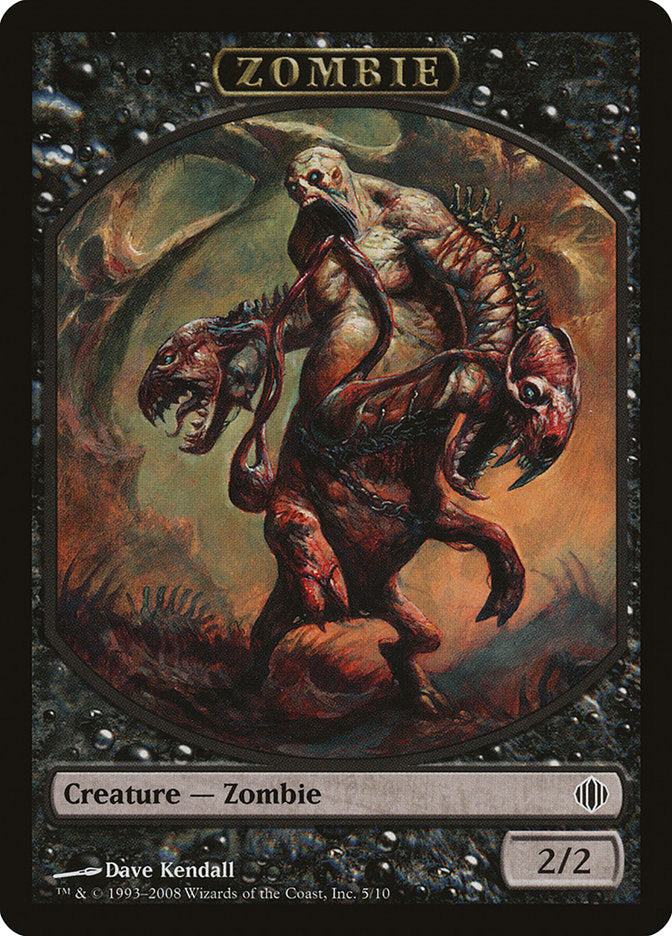 Zombie Token [Shards of Alara Tokens] | Good Games Modbury