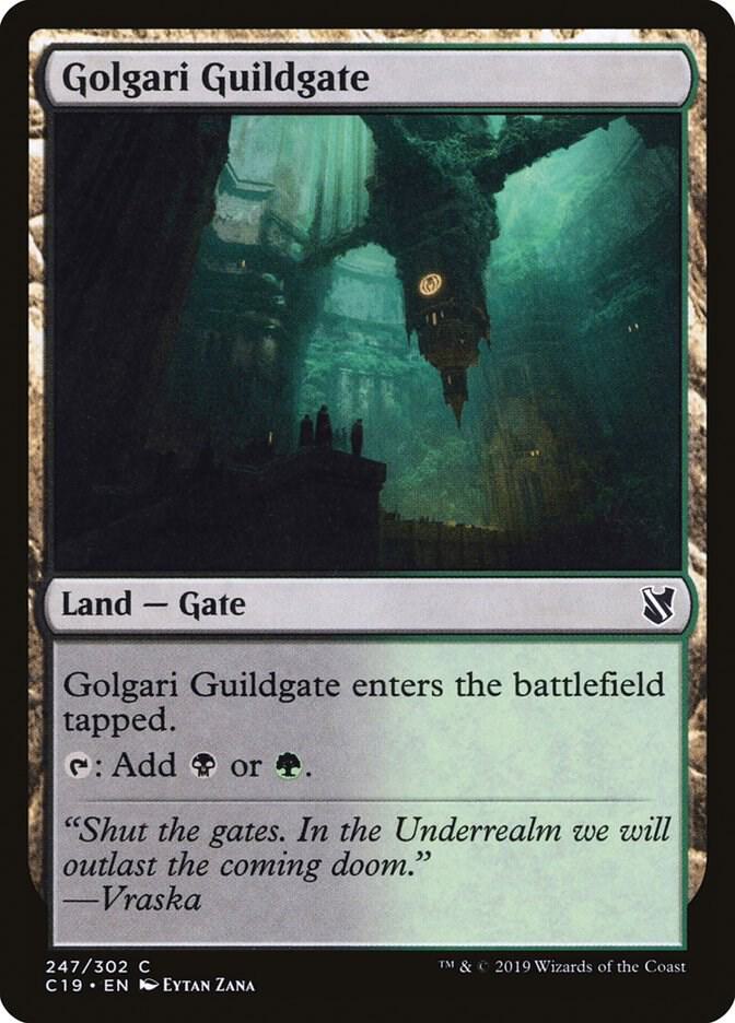 Golgari Guildgate 247/302 (Commander 2019)  | Good Games Modbury