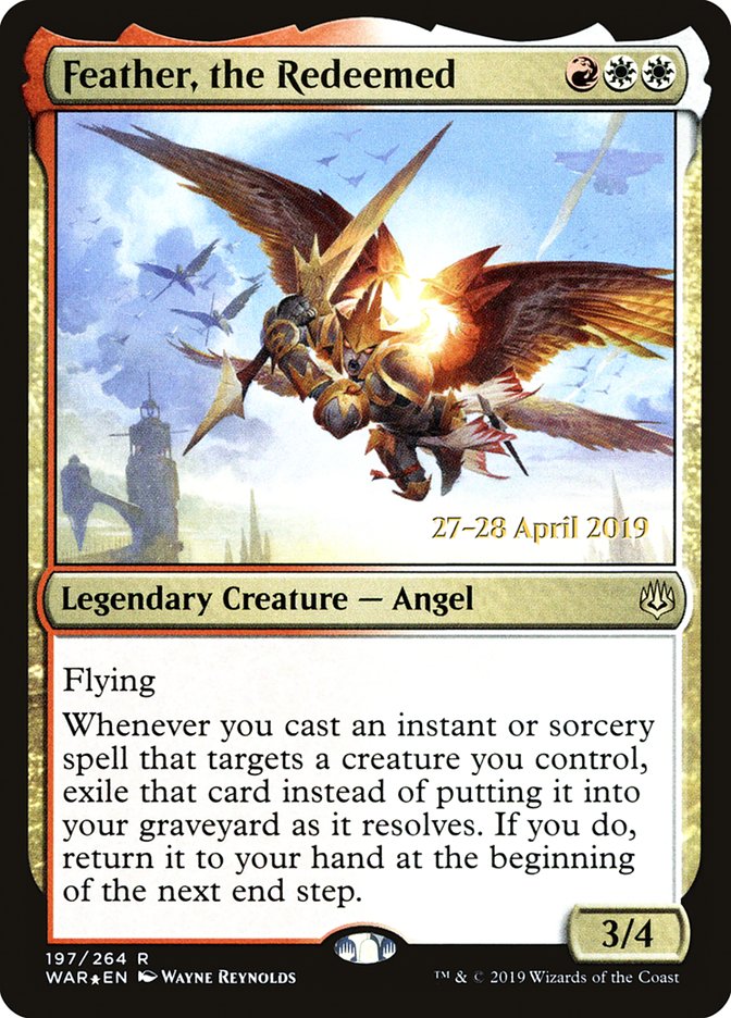 Feather, the Redeemed [War of the Spark Prerelease Promos] | Good Games Modbury