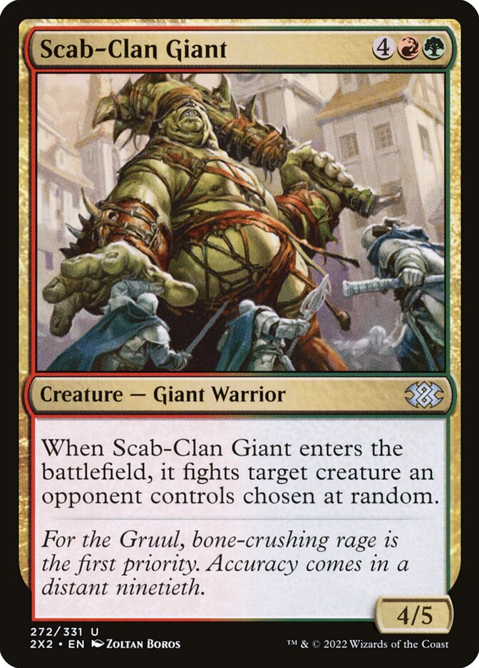 Scab-Clan Giant 272/331 (Double Masters 2022)  - Foil | Good Games Modbury