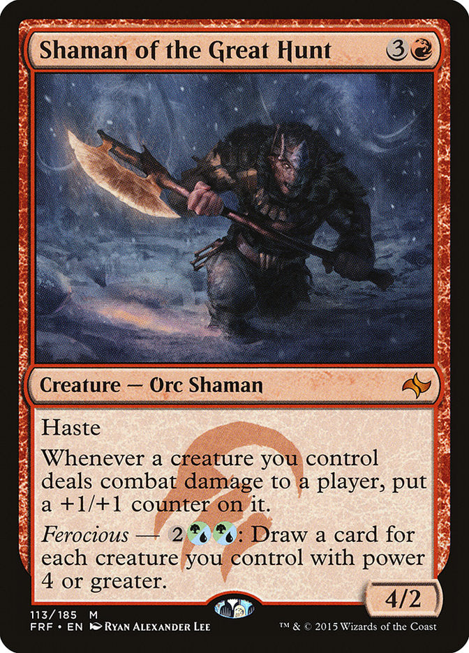 Shaman of the Great Hunt 113/185 (Fate Reforged)  - Foil | Good Games Modbury