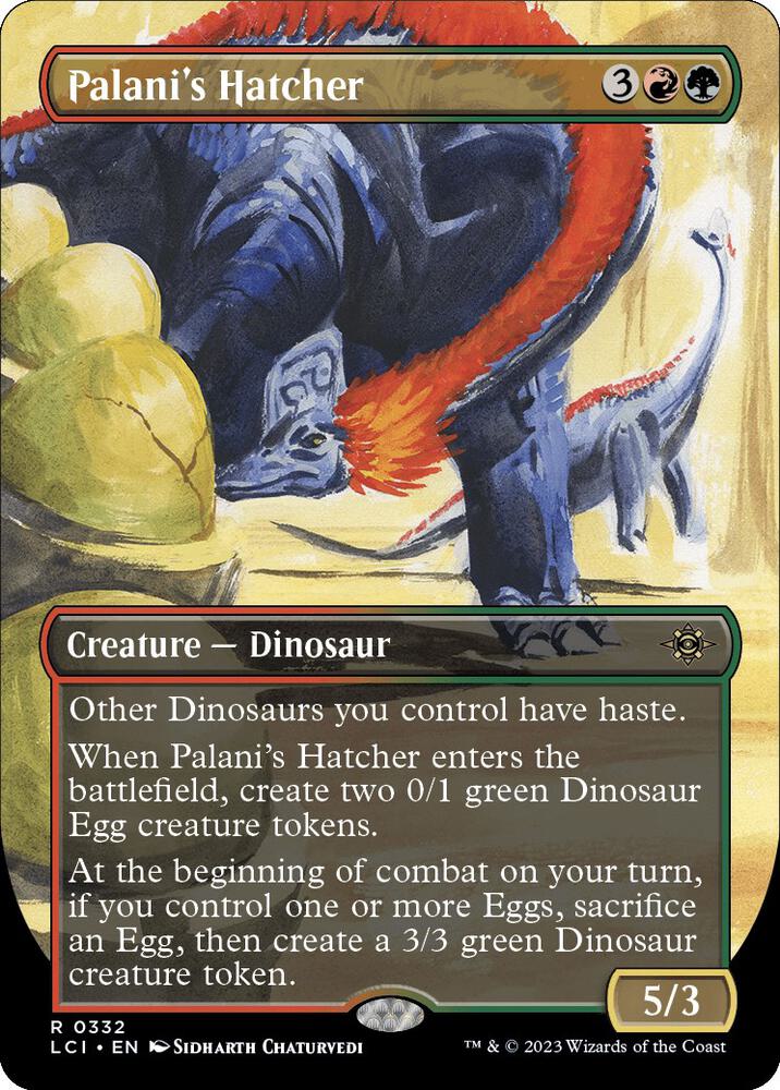 Palani's Hatcher 332/291 (The Lost Caverns of Ixalan)  - Borderless | Good Games Modbury
