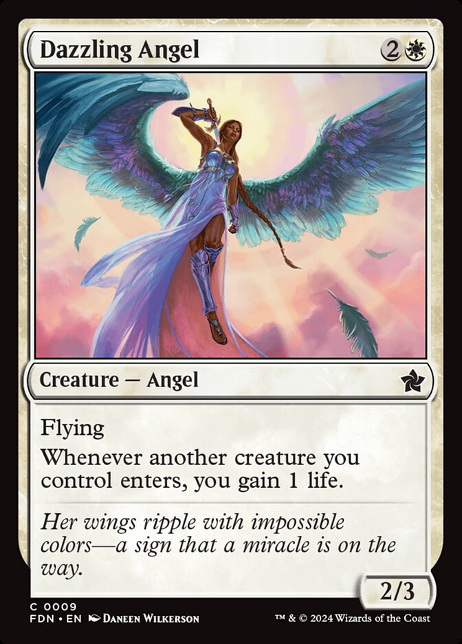 Dazzling Angel 9 (Foundations)  - Foil | Good Games Modbury
