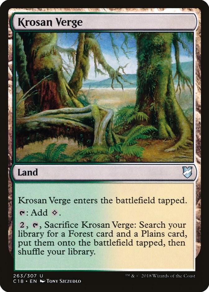 Krosan Verge 263/307 (Commander 2018)  | Good Games Modbury