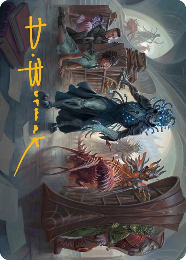 Invasion of Arcavios Art Card Gold Stamped Signature 11 (Art Series: March of the Machine)  | Good Games Modbury
