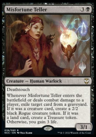 Misfortune Teller (Promo Pack) [Streets of New Capenna Commander Promos] | Good Games Modbury