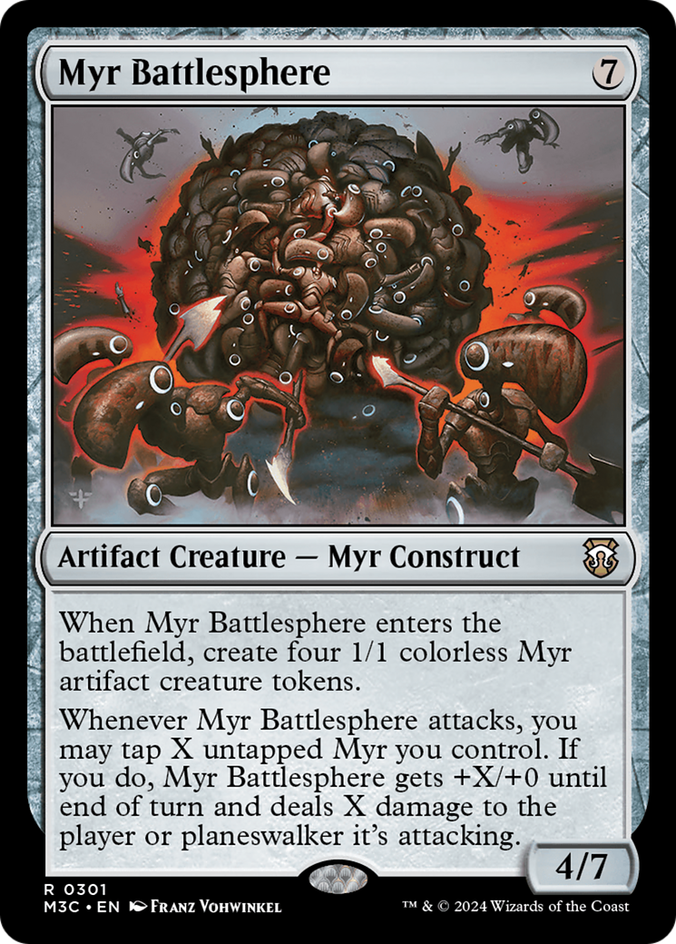 Myr Battlesphere [Modern Horizons 3 Commander] | Good Games Modbury