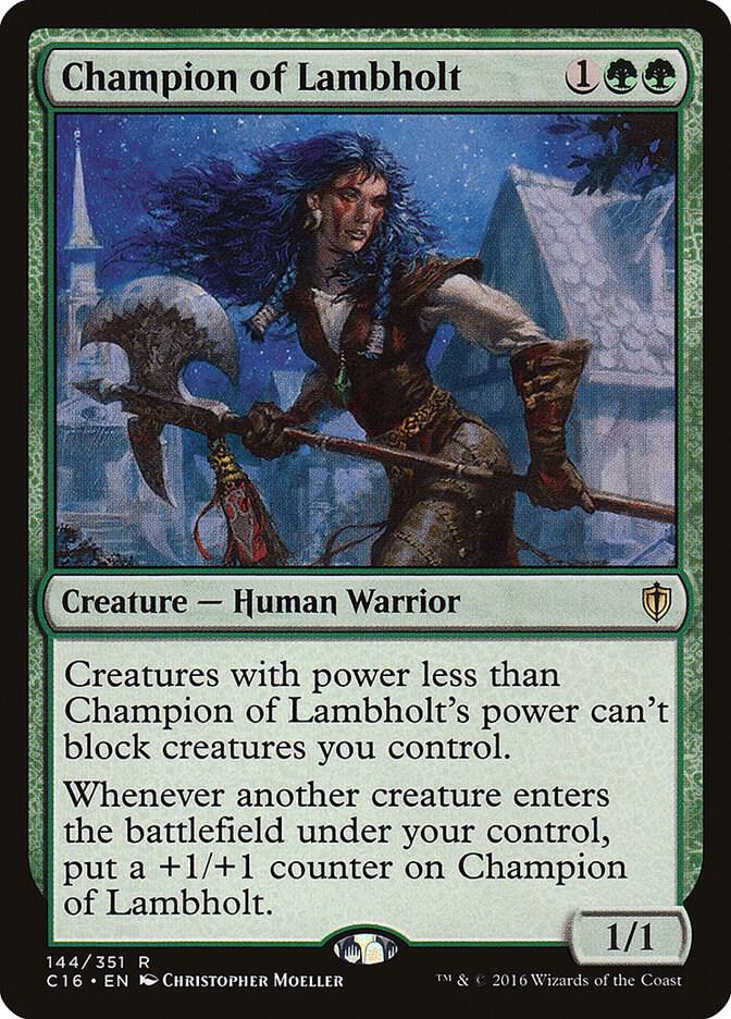 Champion of Lambholt 144/351 (Commander 2016)  | Good Games Modbury
