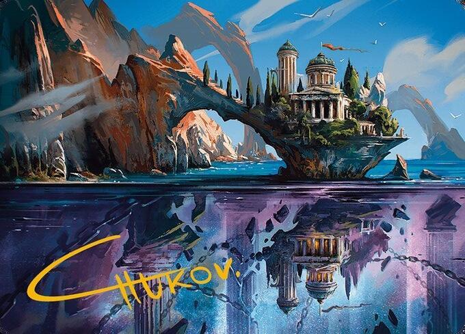 Copy Land Art Card Gold Stamped Signature 29 (Art Series: Modern Horizons 3)  | Good Games Modbury