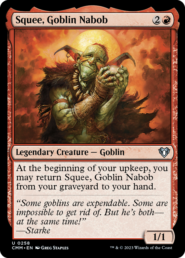 Squee, Goblin Nabob [Commander Masters] | Good Games Modbury