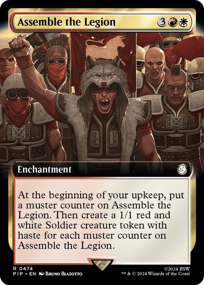 Assemble the Legion 474/326 (Universes Beyond: Fallout)  - Extended Art Foil | Good Games Modbury