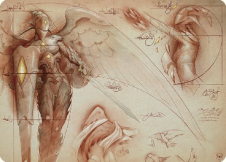 Platinum Angel Art Card [The Brothers' War Art Series] | Good Games Modbury