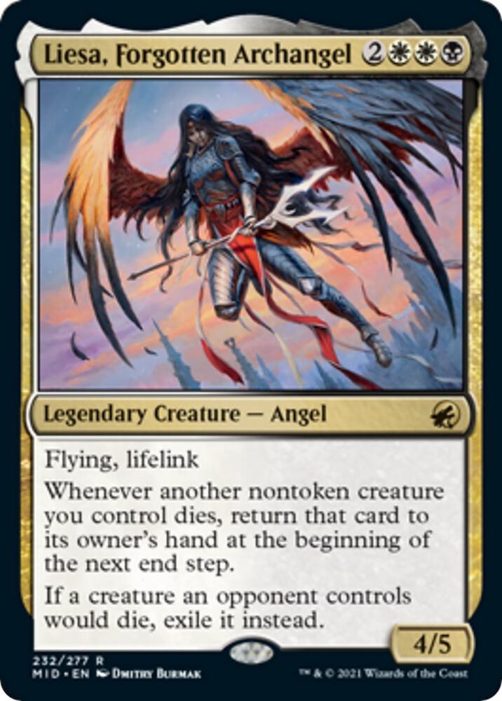 Liesa Forgotten Archangel 232/277 (Innistrad: Midnight Hunt)  | Good Games Modbury