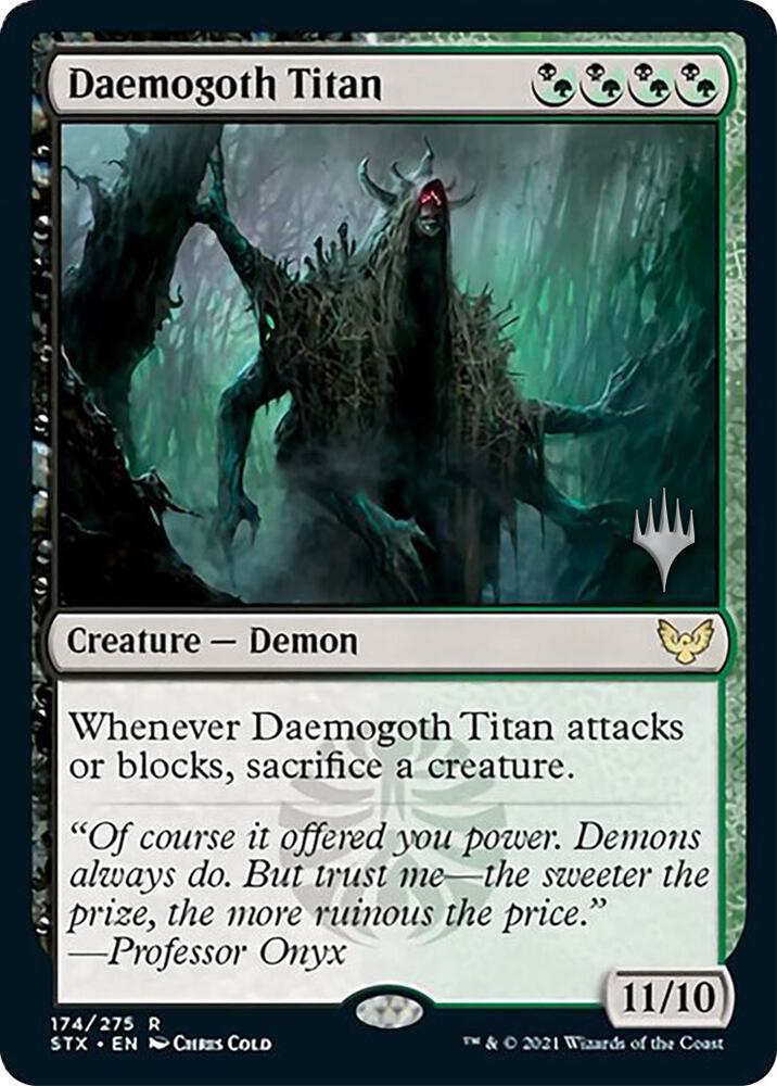 Daemogoth Titan 174 (Promo Pack: Strixhaven)  - Foil | Good Games Modbury