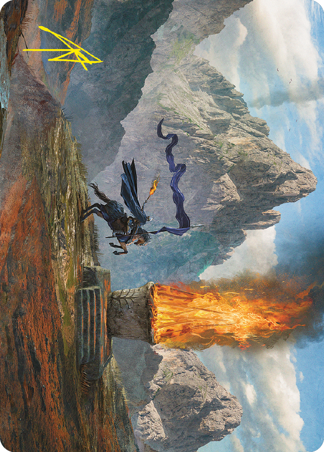 Call for Aid Art Card (Gold-Stamped Signature) [The Lord of the Rings: Tales of Middle-earth Art Series] | Good Games Modbury