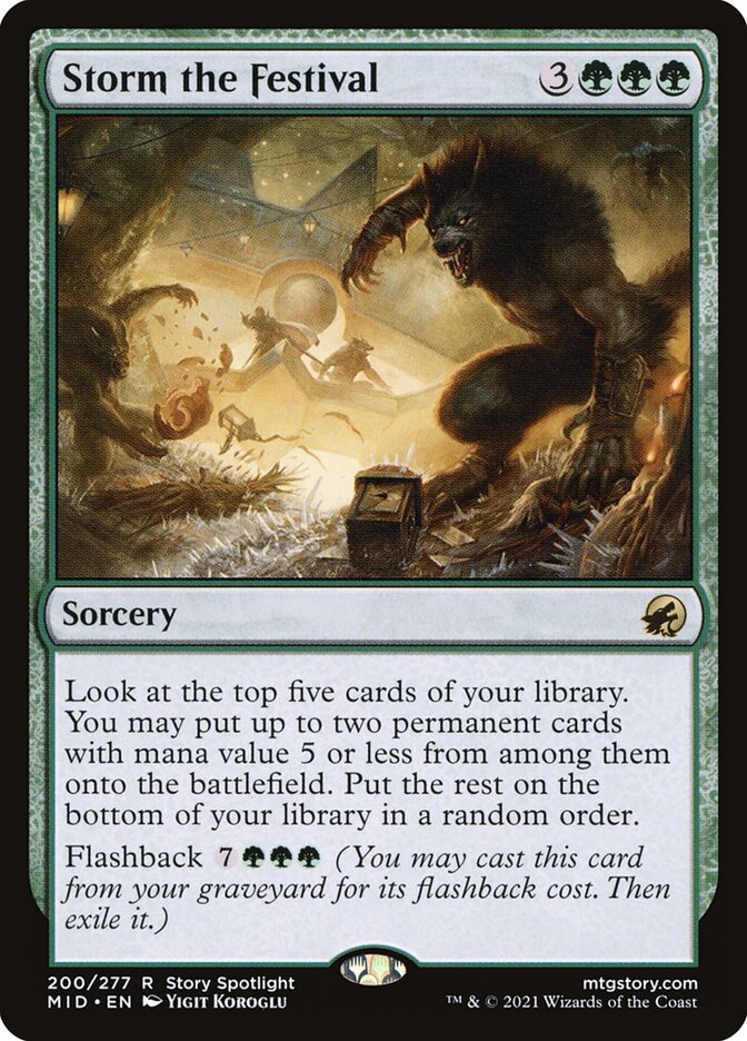 Storm the Festival 200 (Innistrad: Midnight Hunt)  | Good Games Modbury