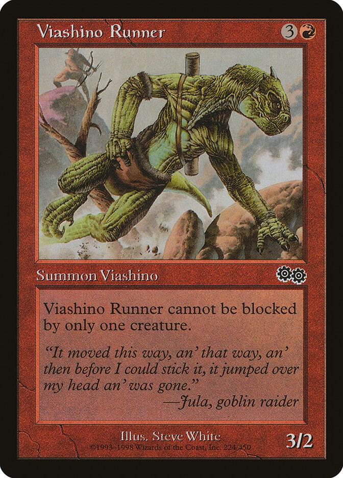 Viashino Runner 224/350 (Urza's Saga)  | Good Games Modbury