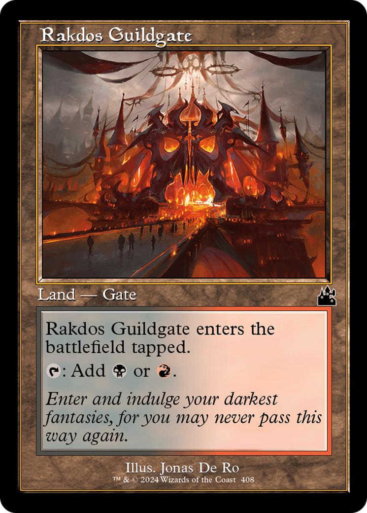 Rakdos Guildgate (Retro Frame) [Ravnica Remastered] | Good Games Modbury