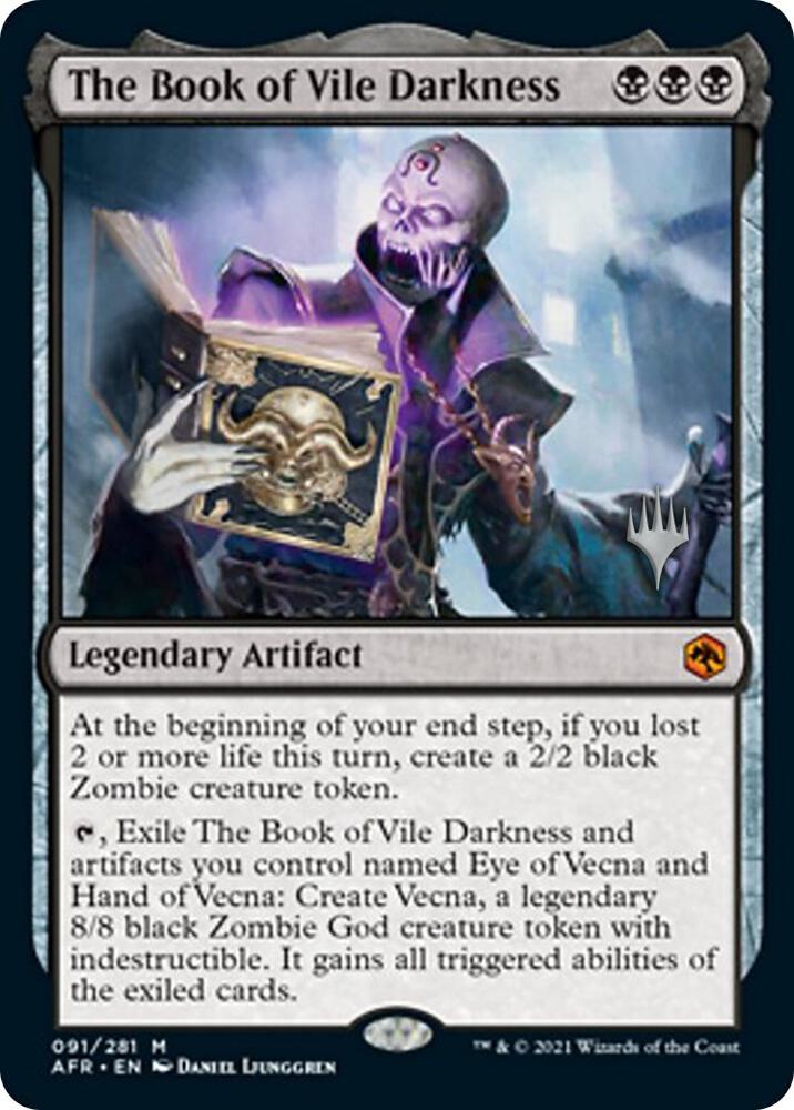 The Book of Vile Darkness 91 (Promo Pack: Adventures in the Forgotten Realms)  - Foil | Good Games Modbury
