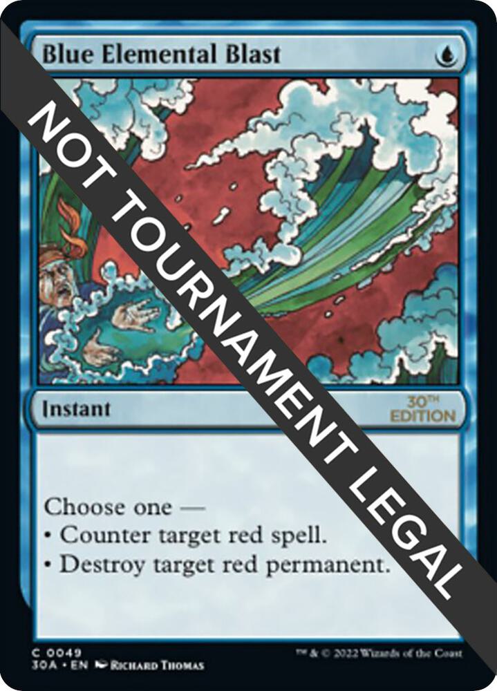 Blue Elemental Blast 49/594 (30th Anniversary Edition)  | Good Games Modbury