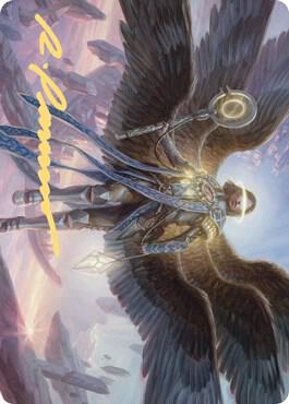 Angel of Destiny Art Card Gold Stamped Signature 37 (Art Series: Zendikar Rising)  | Good Games Modbury