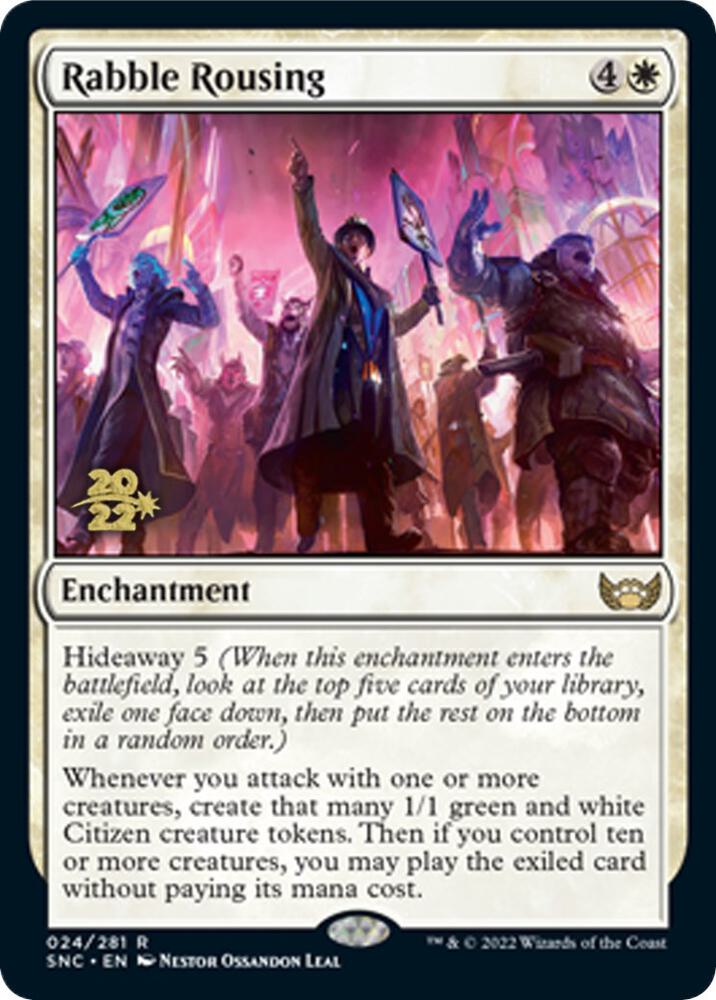 Rabble Rousing 24s/161 (Prerelease Cards)  - Foil | Good Games Modbury