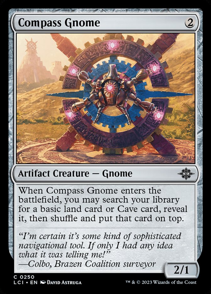 Compass Gnome 250/291 (The Lost Caverns of Ixalan)  - Foil | Good Games Modbury