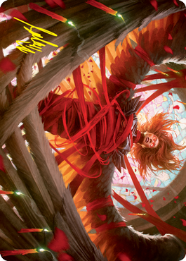 Sigarda's Imprisonment Art Card (Gold-Stamped Signature) [Innistrad: Crimson Vow Art Series] | Good Games Modbury
