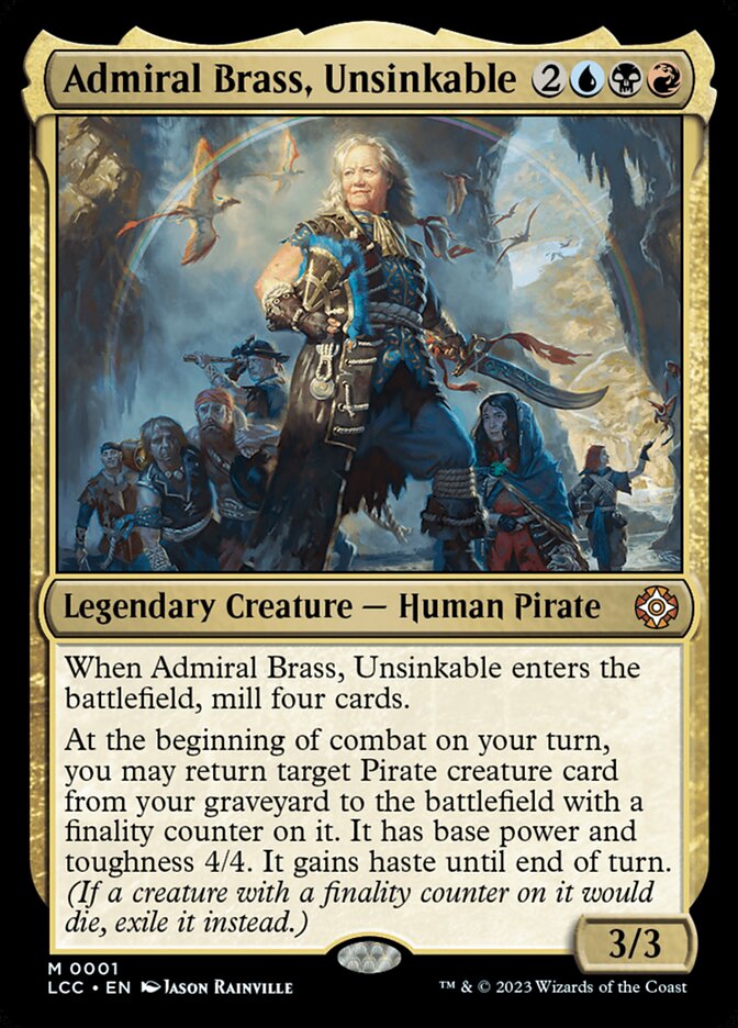 Admiral Brass, Unsinkable 1/370 (Commander: The Lost Caverns of Ixalan)  | Good Games Modbury