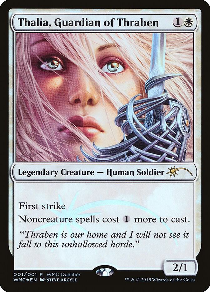 Thalia Guardian of Thraben 2015/5 (WMCQ Promo Cards)  - Foil | Good Games Modbury