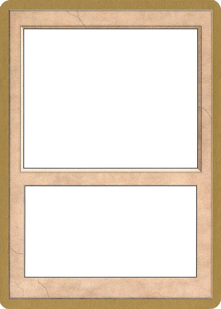 1996 World Championship Blank Card  (World Championship Decks)  | Good Games Modbury