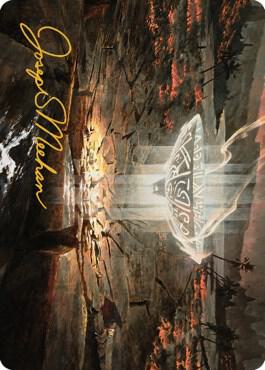 Urzas Sylex Art Card Gold Stamped Signature 7 (Art Series: The Brothers' War)  | Good Games Modbury