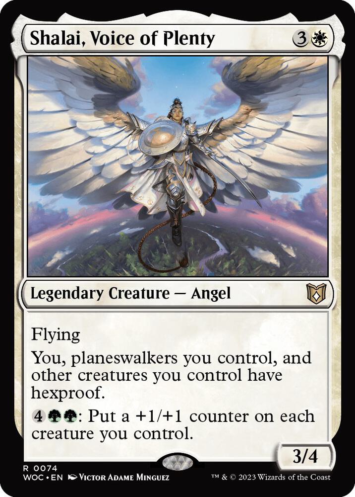 Shalai, Voice of Plenty 74/173 (Commander: Wilds of Eldraine)  | Good Games Modbury