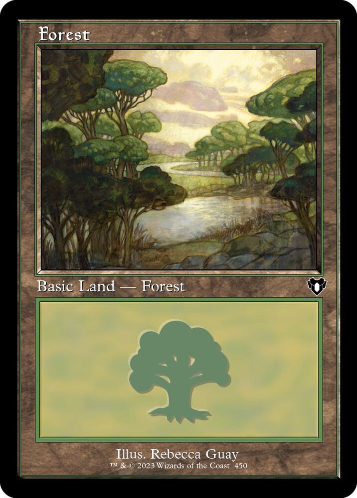 Forest 450/451 (Commander Masters)  - Retro Foil | Good Games Modbury