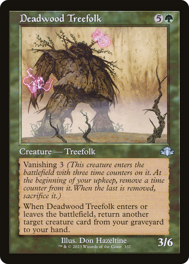 Deadwood Treefolk (Retro) [Dominaria Remastered] | Good Games Modbury