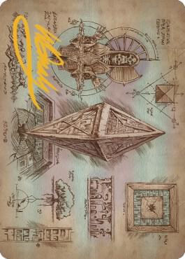 Keening Stone Art Card Gold Stamped Signature 64 (Art Series: The Brothers' War)  | Good Games Modbury