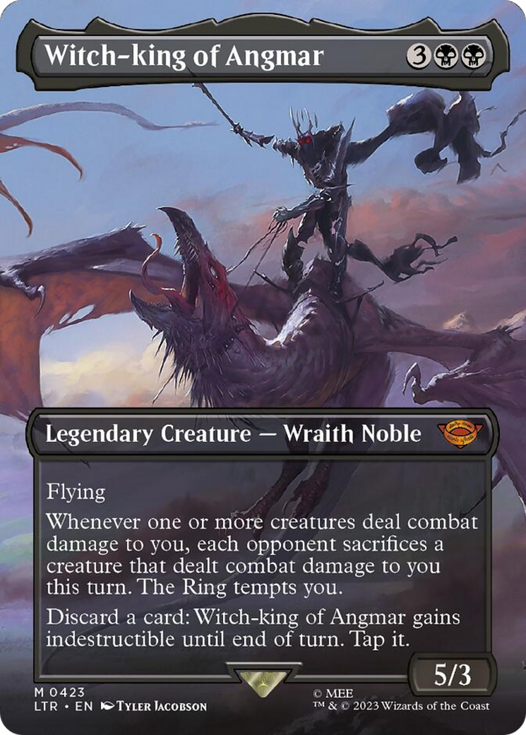 Witch-king of Angmar (Borderless Alternate Art) [The Lord of the Rings: Tales of Middle-Earth] | Good Games Modbury