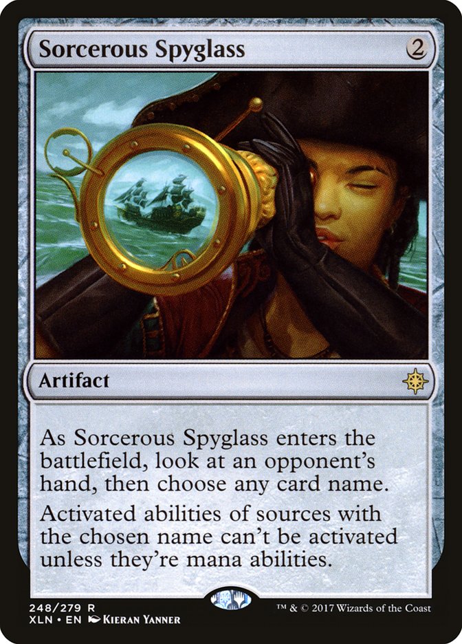 Sorcerous Spyglass [Ixalan] | Good Games Modbury