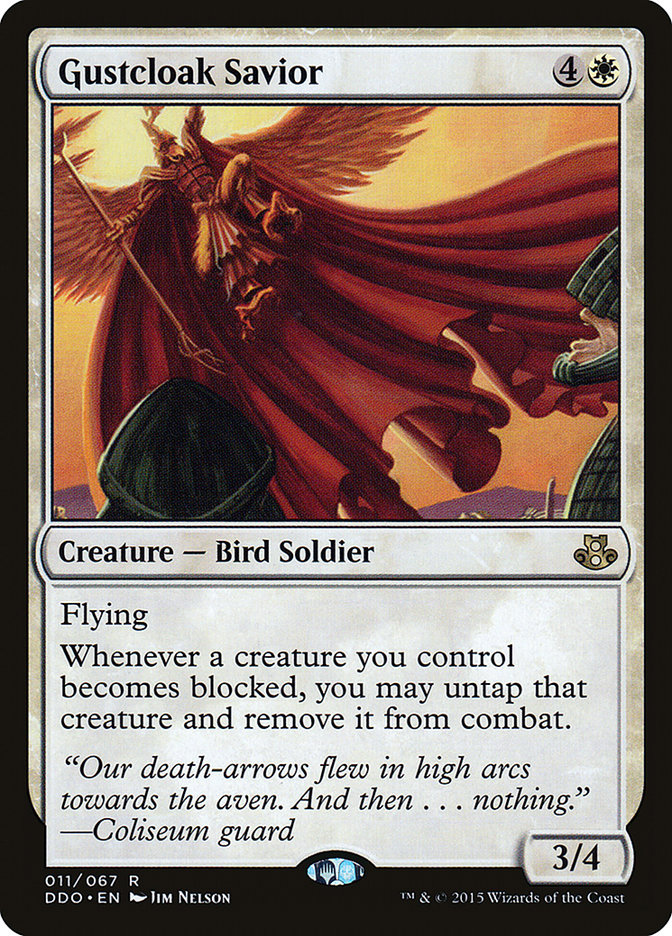 Gustcloak Savior 11/67 (Duel Decks: Elspeth vs. Kiora)  | Good Games Modbury