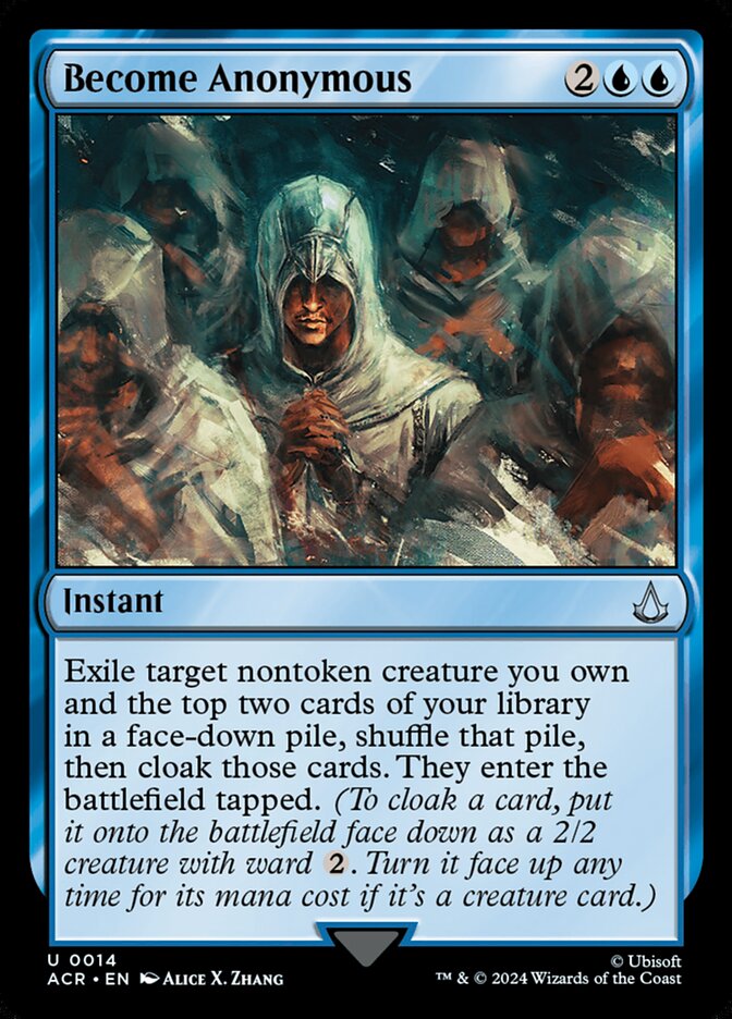 Become Anonymous 14/110 (Universes Beyond: Assassin's Creed)  - Foil | Good Games Modbury