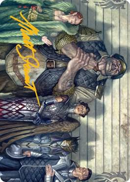 Rogues Gallery Art Card Gold Stamped Signature 17 (Art Series: Streets of New Capenna)  | Good Games Modbury