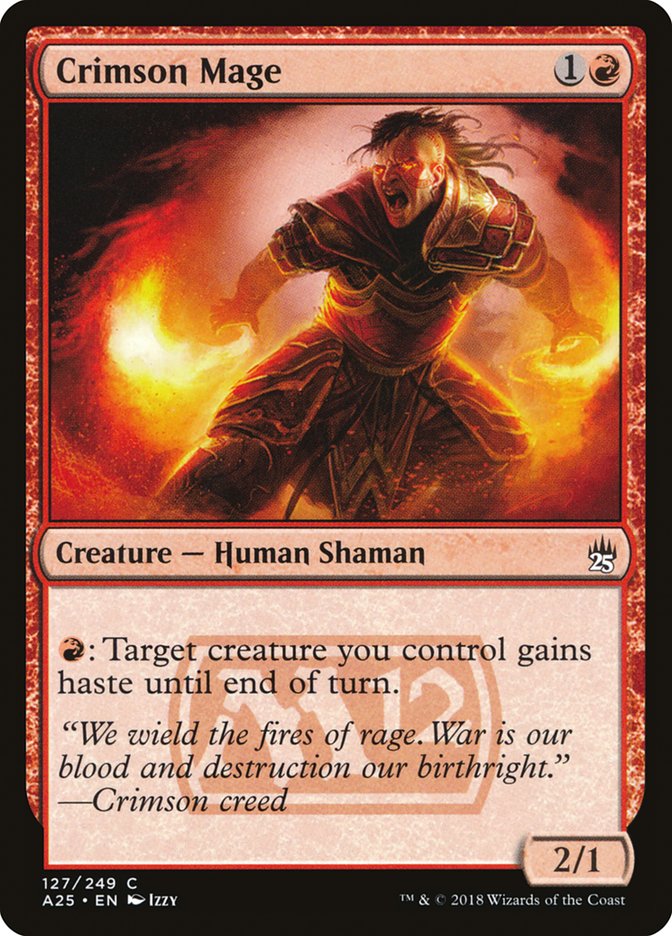 Crimson Mage 127/249 (Masters 25)  | Good Games Modbury