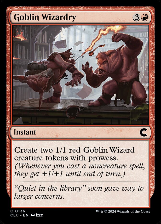 Goblin Wizardry 136/284 (Ravnica: Clue Edition)  | Good Games Modbury