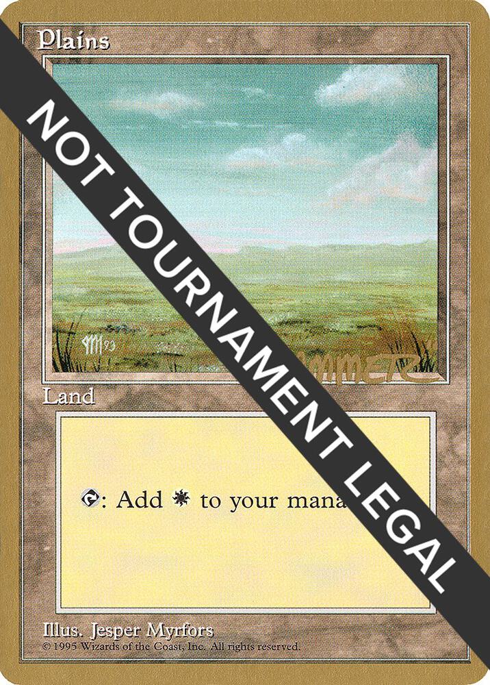 Plains C 1996 Shawn Hammer Regnier 4ED shr366/308 (World Championship Decks)  | Good Games Modbury