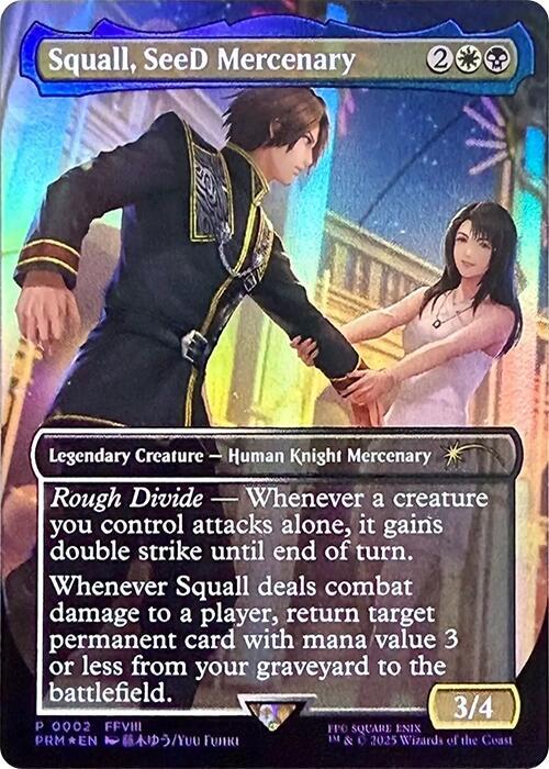 Squall SeeD Mercenary 2 (Standard Showdown Promos)  - Borderless Foil | Good Games Modbury