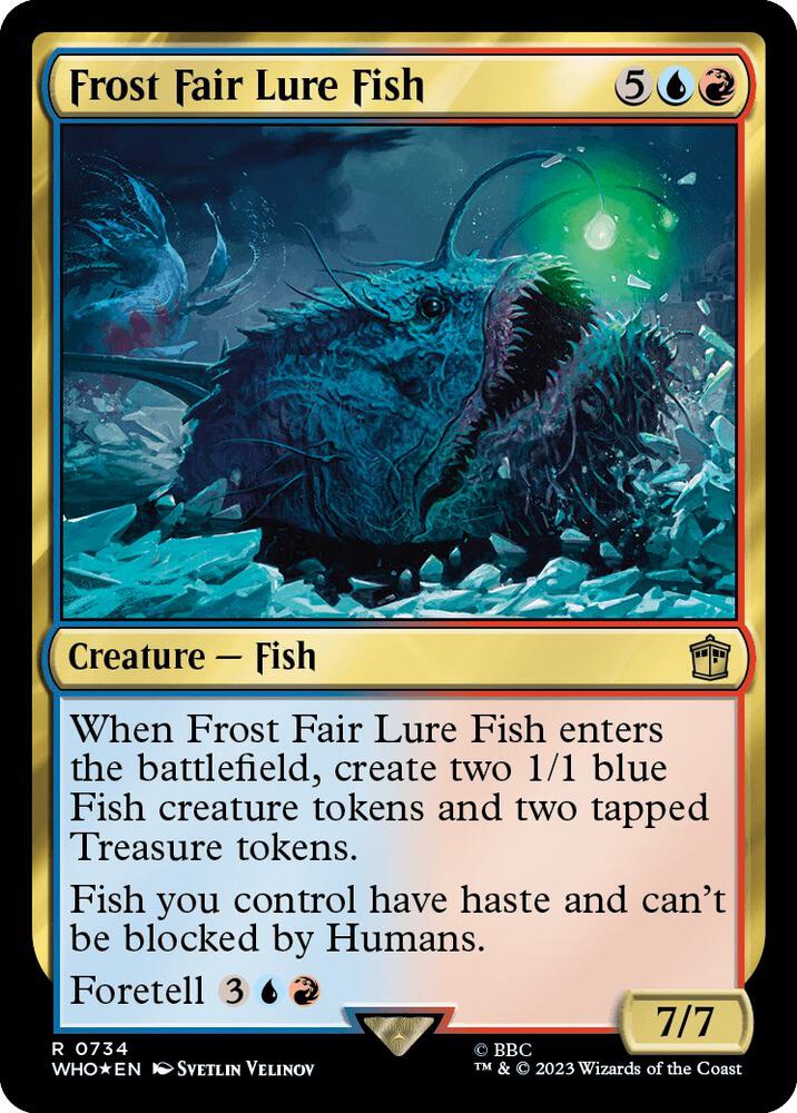 Frost Fair Lure Fish 734/331 (Universes Beyond: Doctor Who)  - Surge Foil | Good Games Modbury